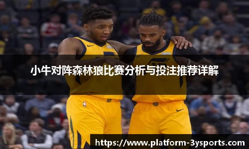 小牛对阵森林狼比赛分析与投注推荐详解